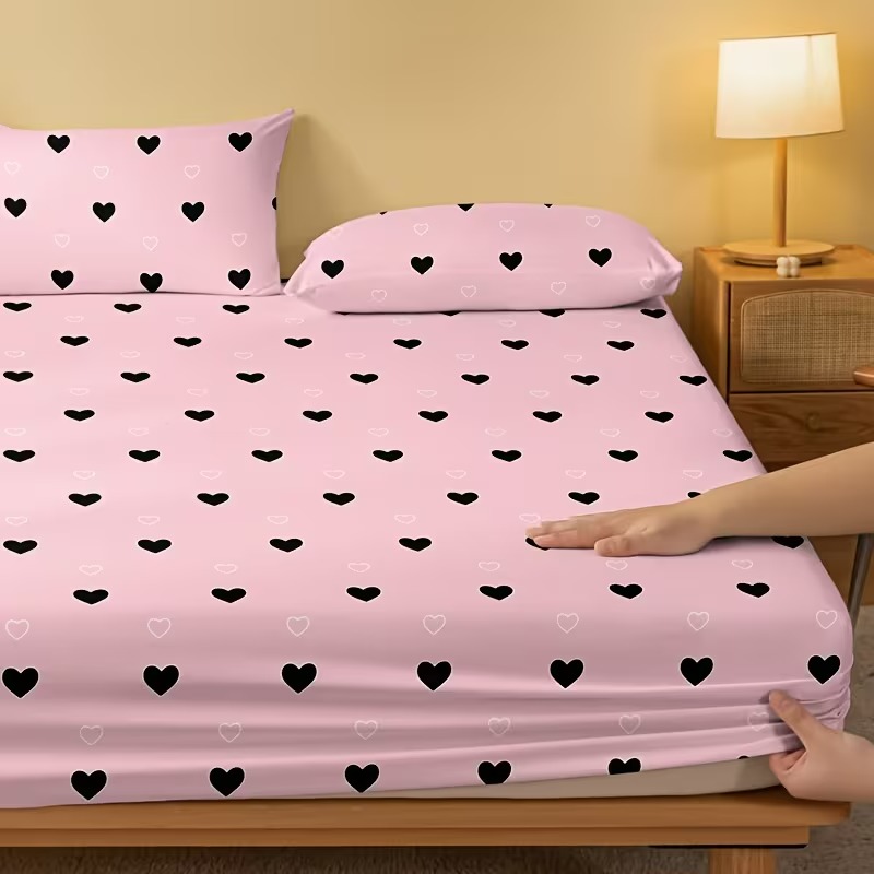 Decorative Printed Fitted Bedsheet
