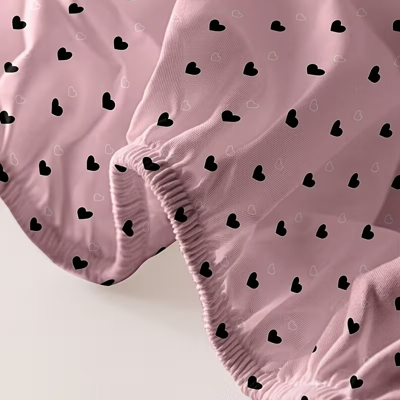 Decorative Printed Fitted Bedsheet