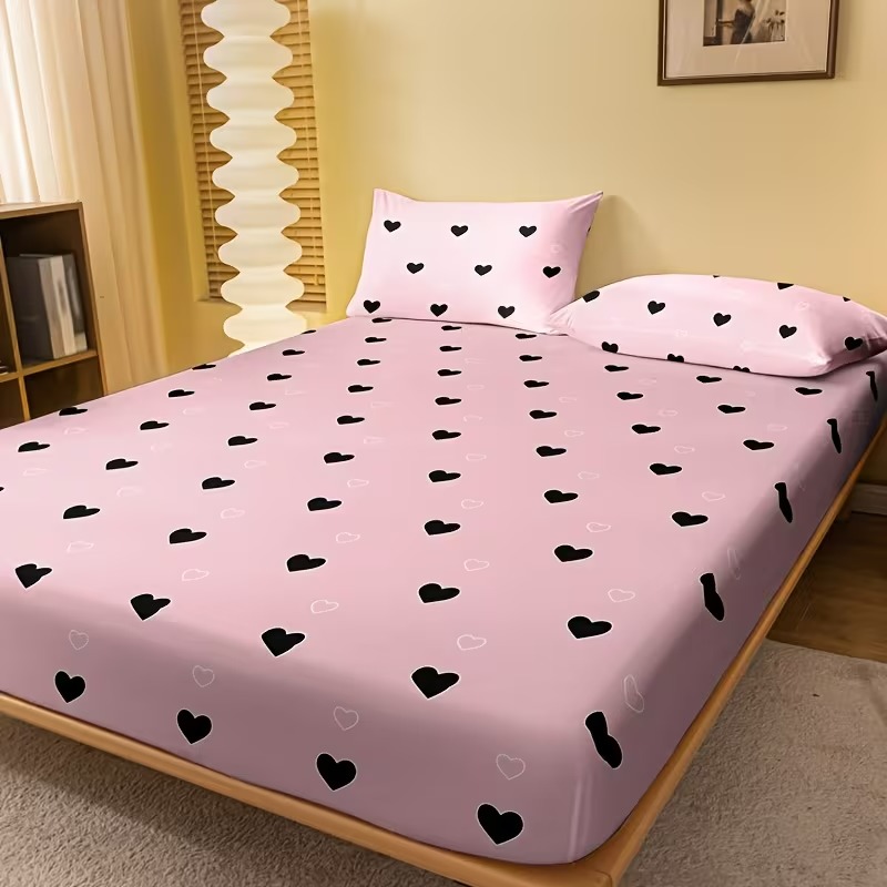 Decorative Printed Fitted Bedsheet