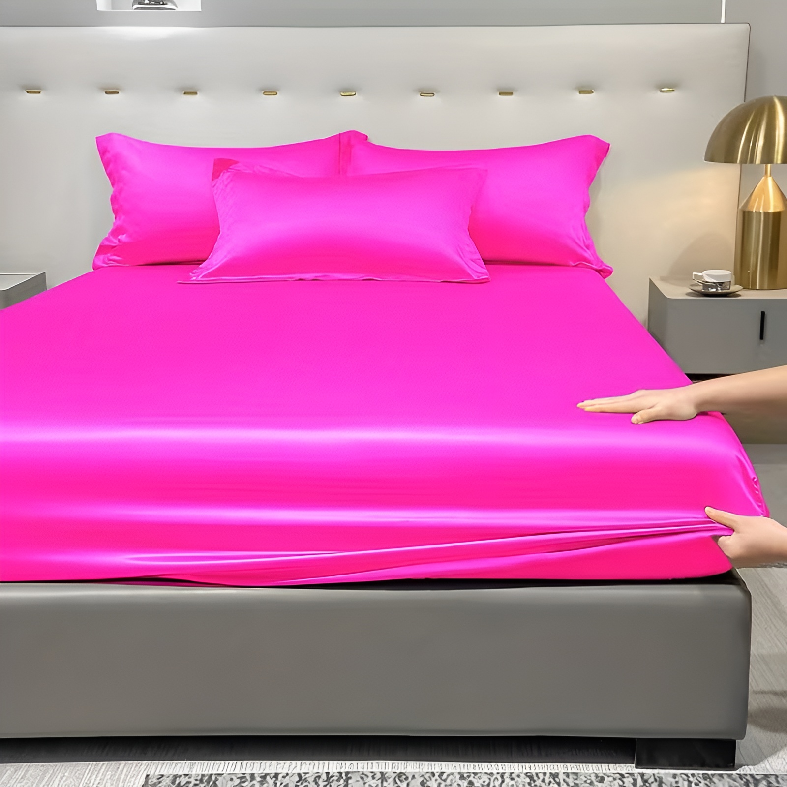 Solid Patterned Bedsheets