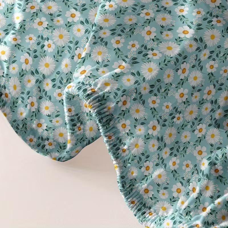 Printed Flannel Fitted Bedsheets