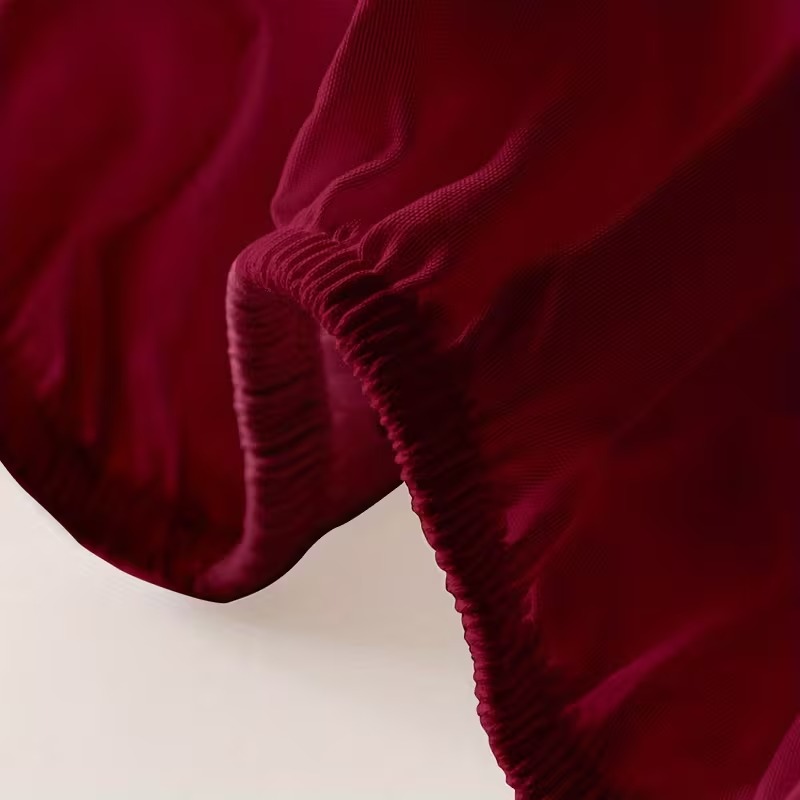 Soft Solid Brushed Fitted Bed Sheet With Deep Pocket