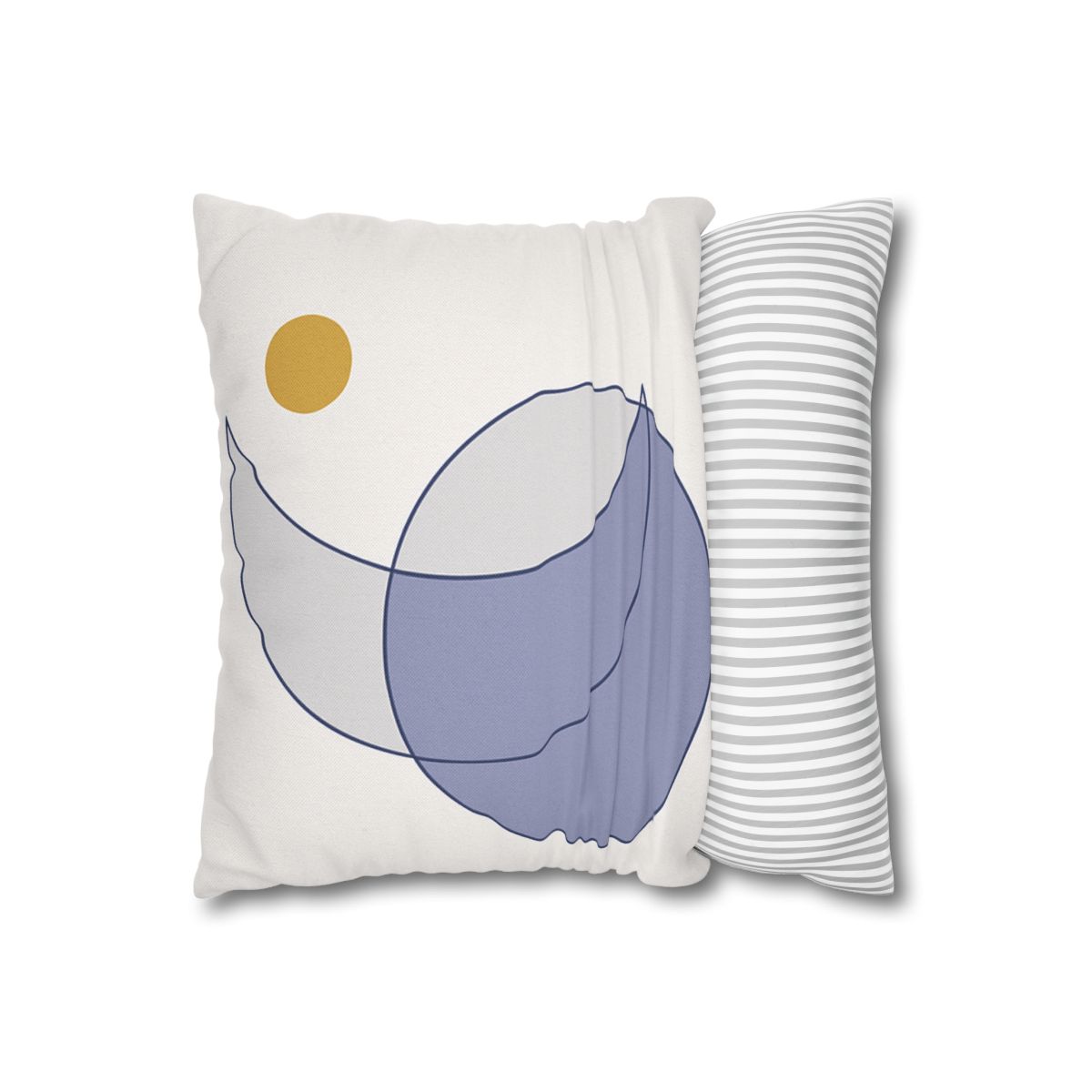 Intersecting Arc Duo trendy patterned pillow cases