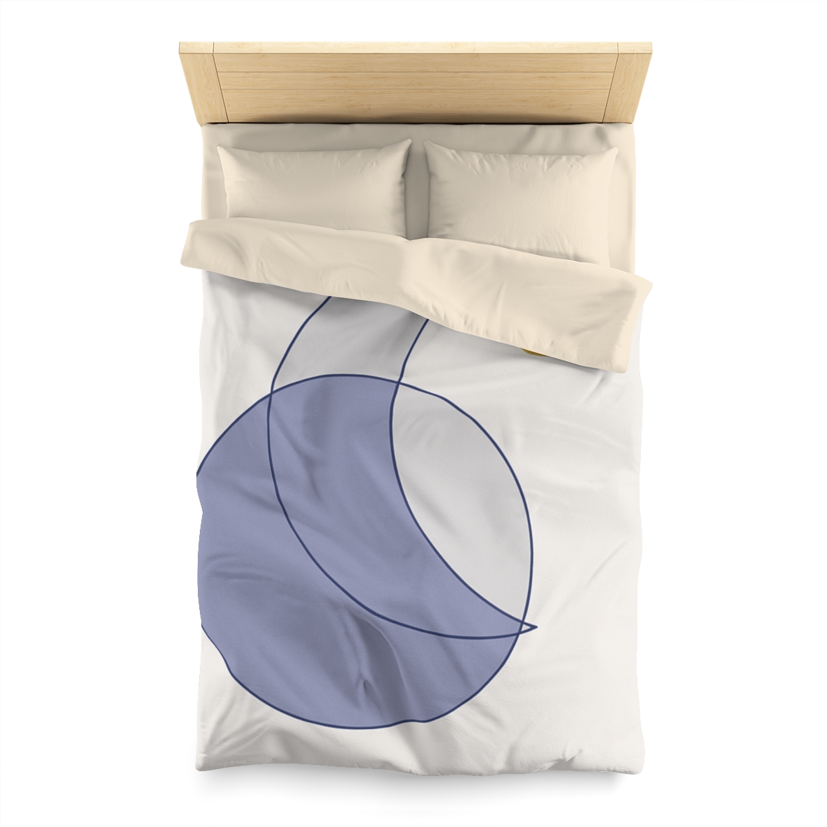 Intersecting Arc Duo designer printed duvets