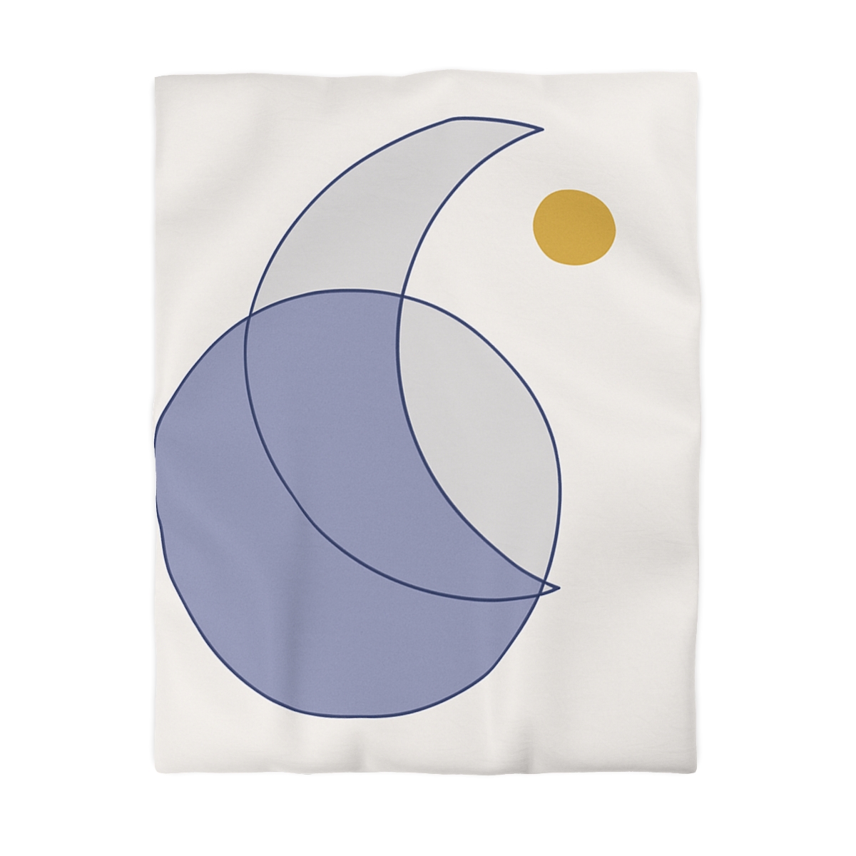 Intersecting Arc Duo designer printed duvets