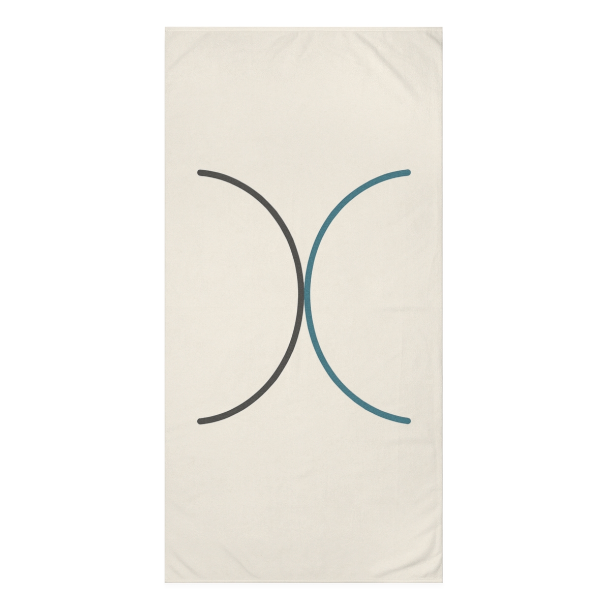 Intersecting Arc Duo decorative home towelscustom towels