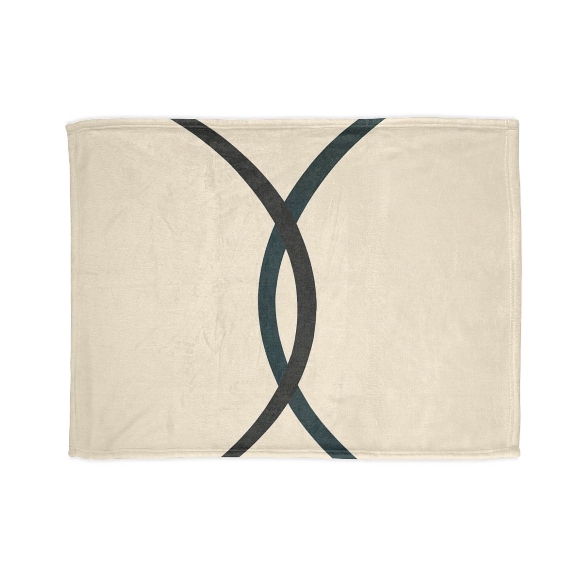 Intersecting Arc Duo Balanced stylish throw blankets