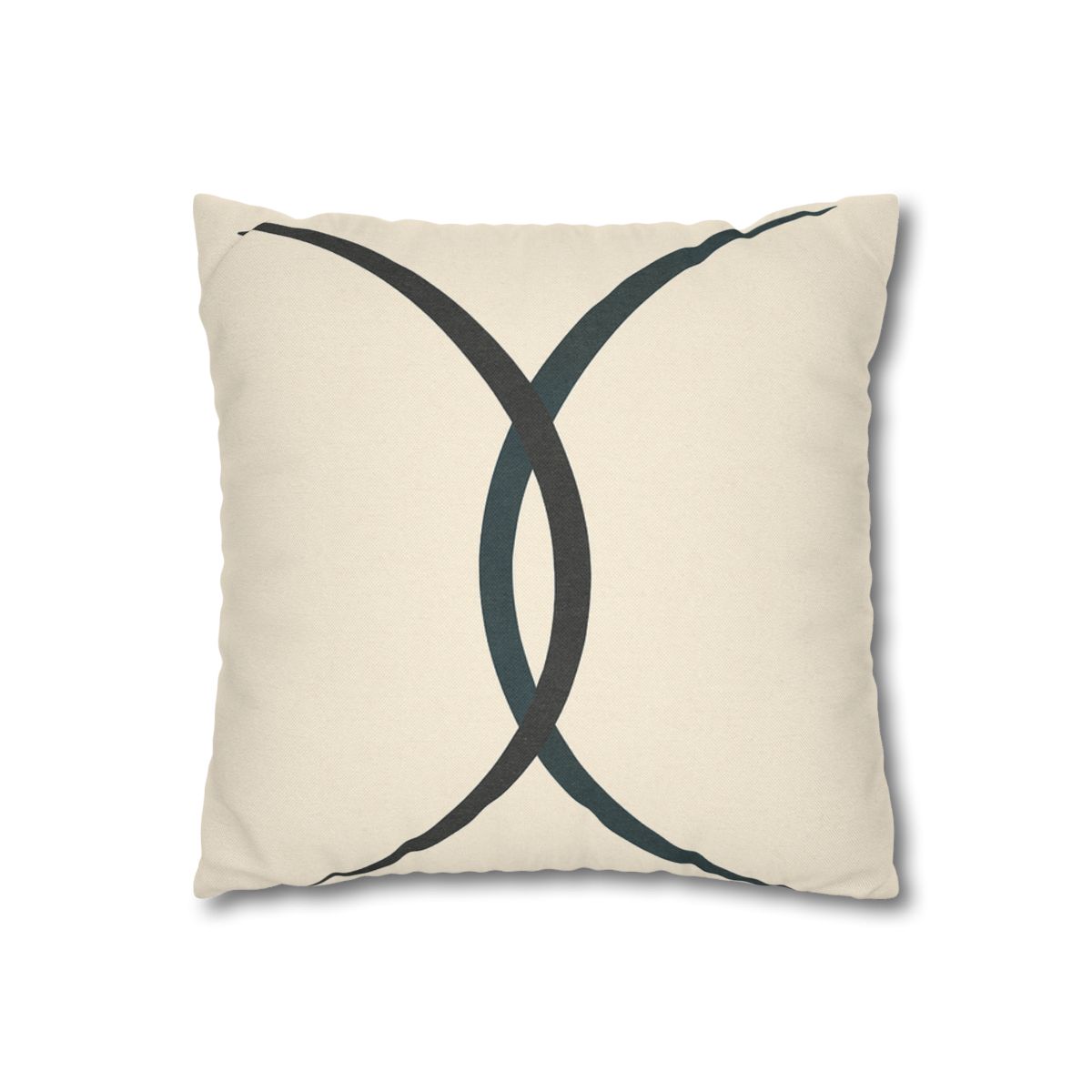 Intersecting Arc Duo Balanced designer print pillow cases