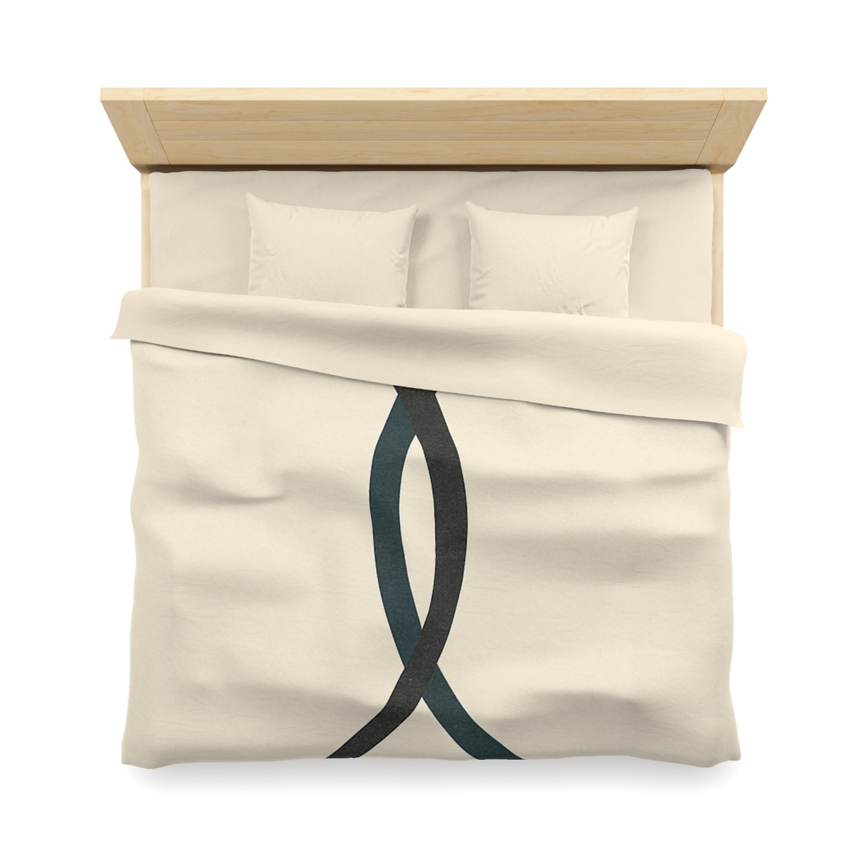 Intersecting Arc Duo Balanced unique patterned duvets