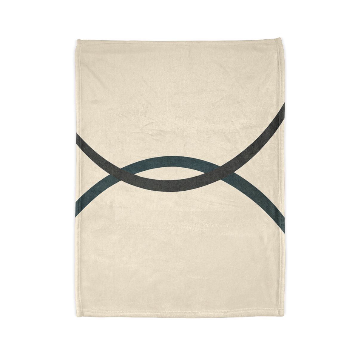 Intersecting Arc Duo Balanced stylish throw blankets