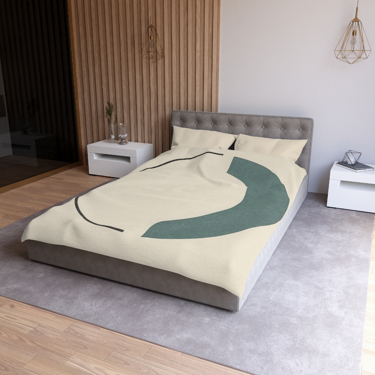 Intersecting Arc Pair stylish duvet covers