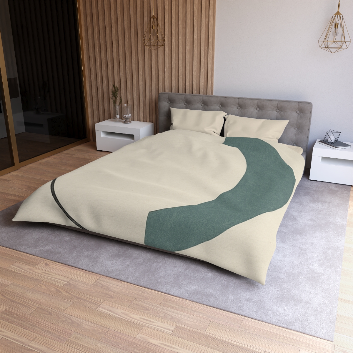 Intersecting Arc Pair stylish duvet covers