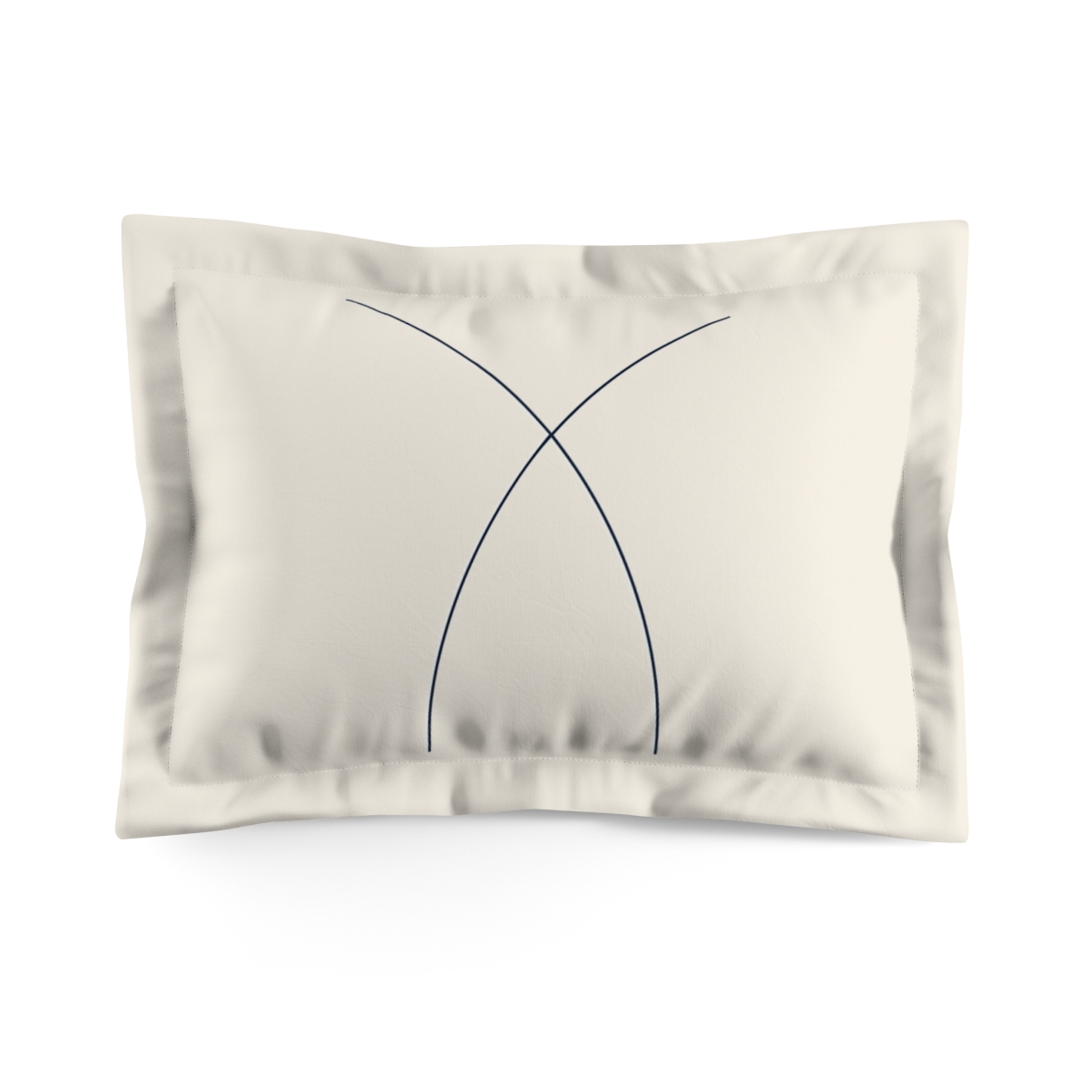 Intersection Of Two Thin Arcs soft plush pillows