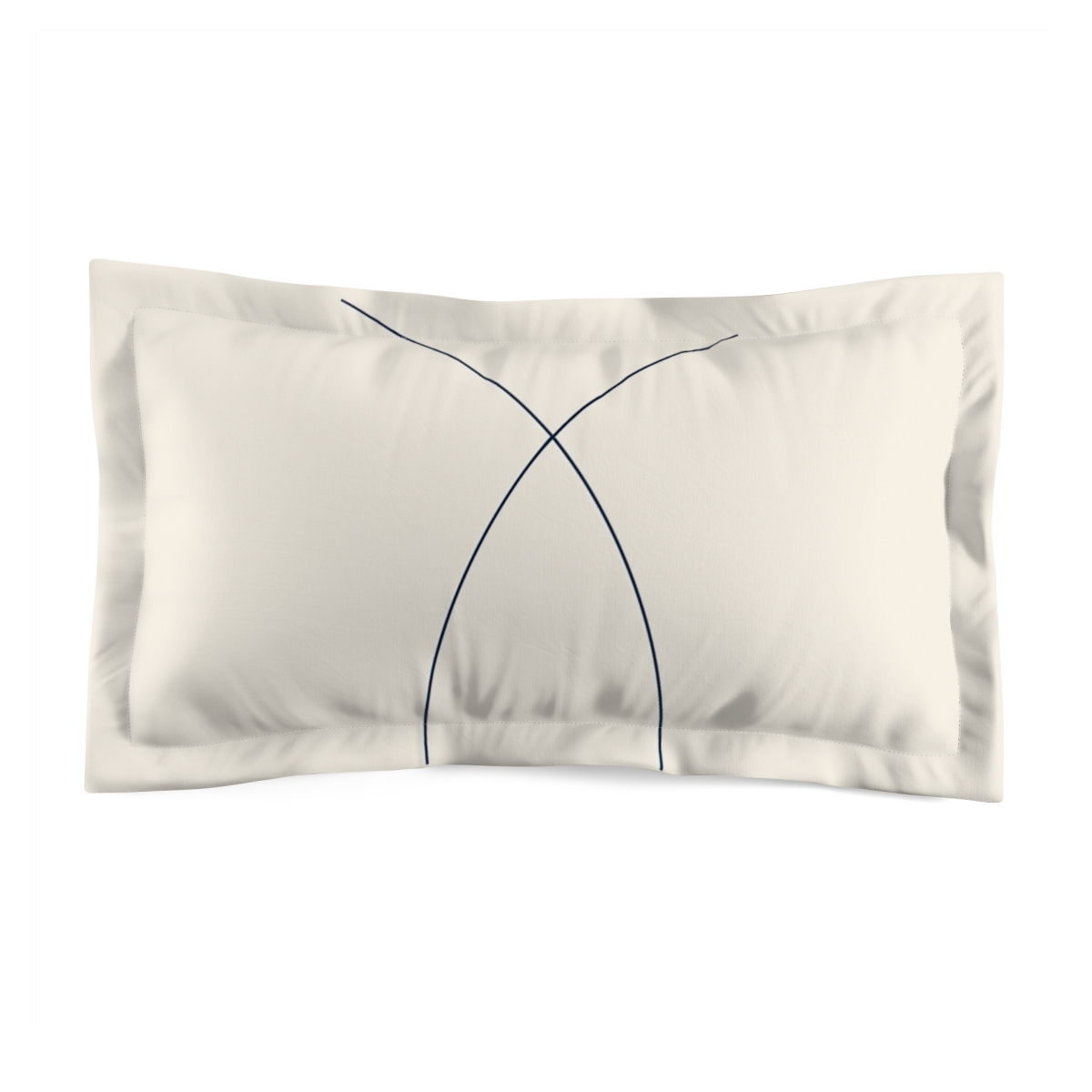 Intersection Of Two Thin Arcs soft plush pillows