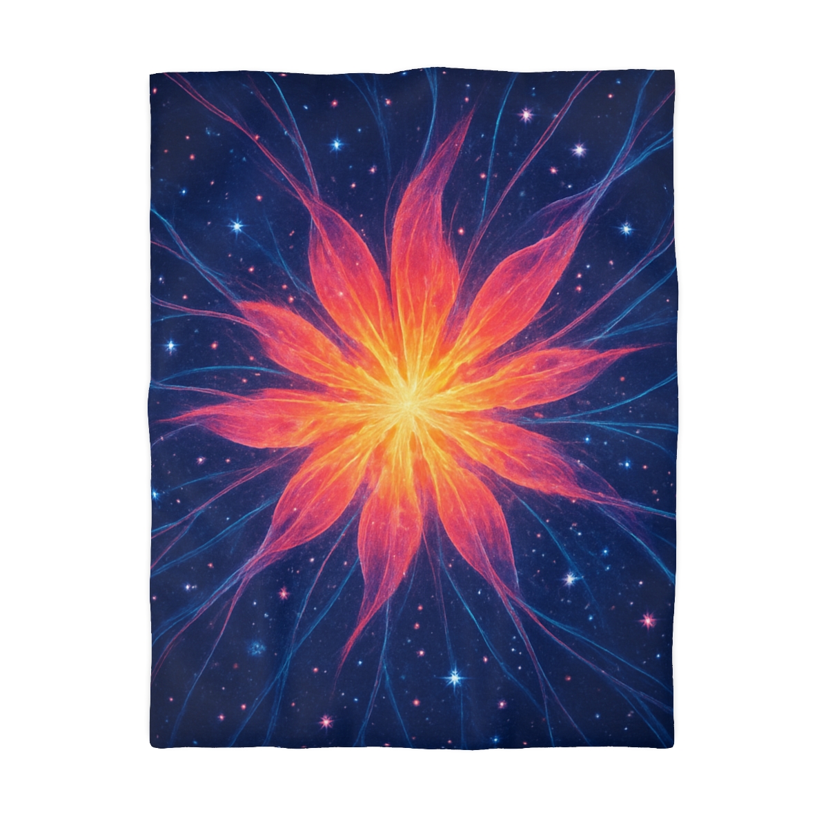 Ion Bloom Starburst Tapestry soft comforter duvets