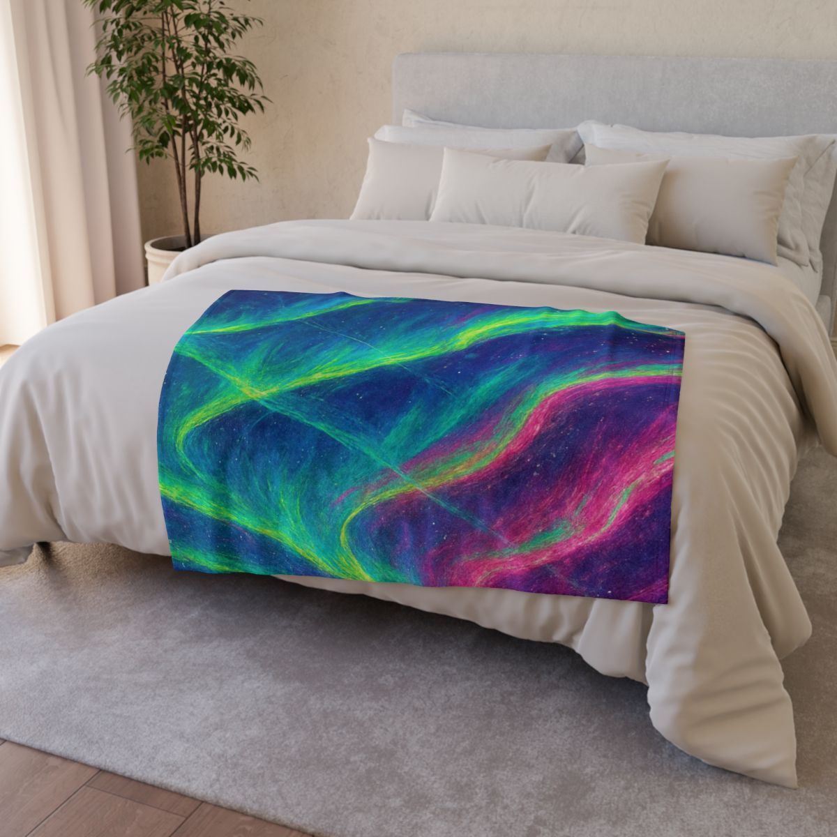 Ion Veil Aurora Tapestry unique gift blankets