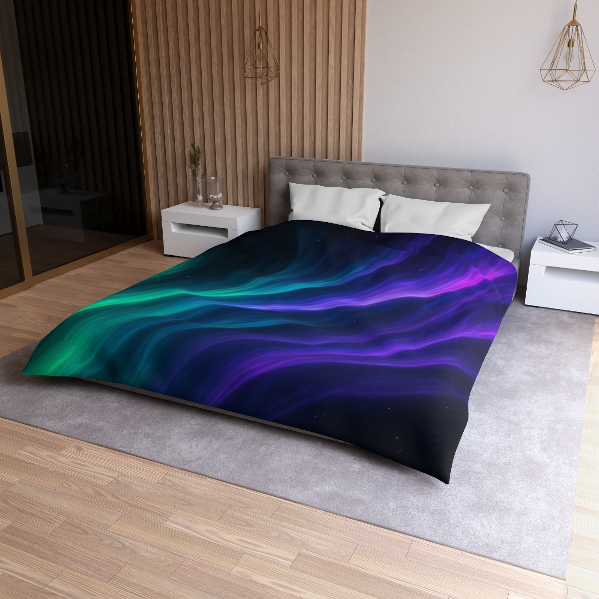 Ion Veil Aurora Tapestry stylish duvet covers