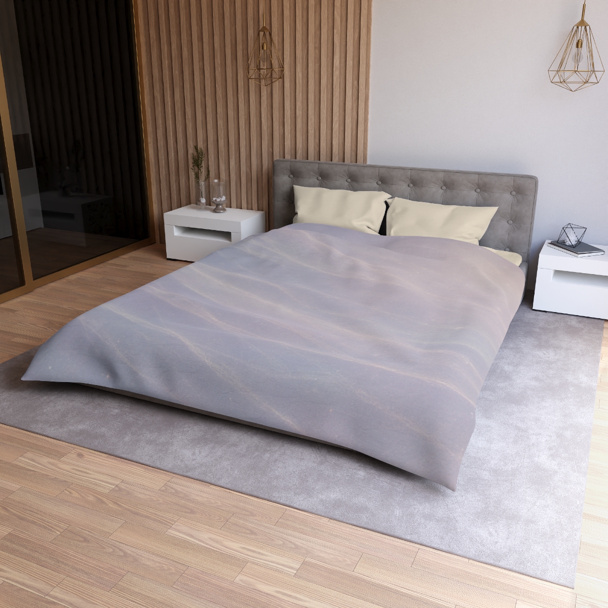 Iridescent Dust Filaments personalized bedding duvets