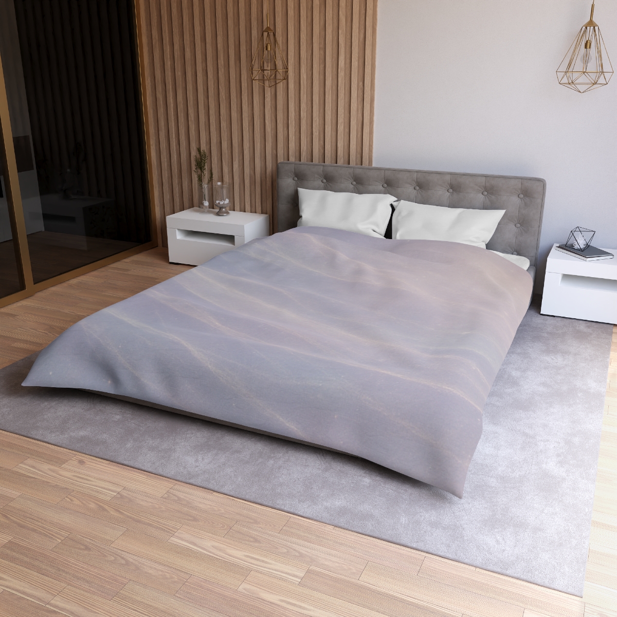 Iridescent Dust Filaments personalized bedding duvets