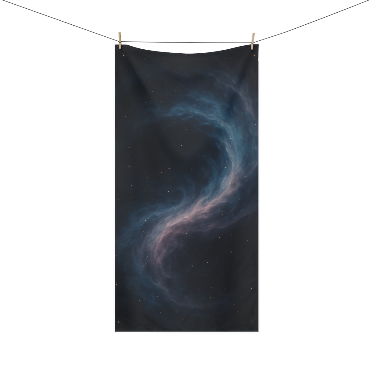 Iridescent Nebula Spiral soft cotton towels