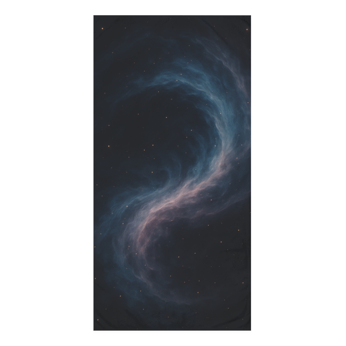 Iridescent Nebula Spiral soft cotton towels
