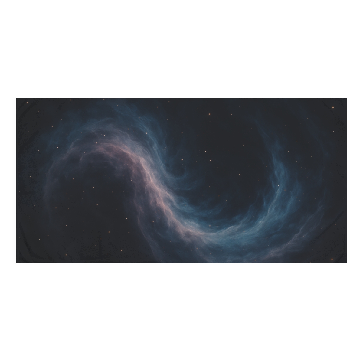 Iridescent Nebula Spiral soft cotton towels