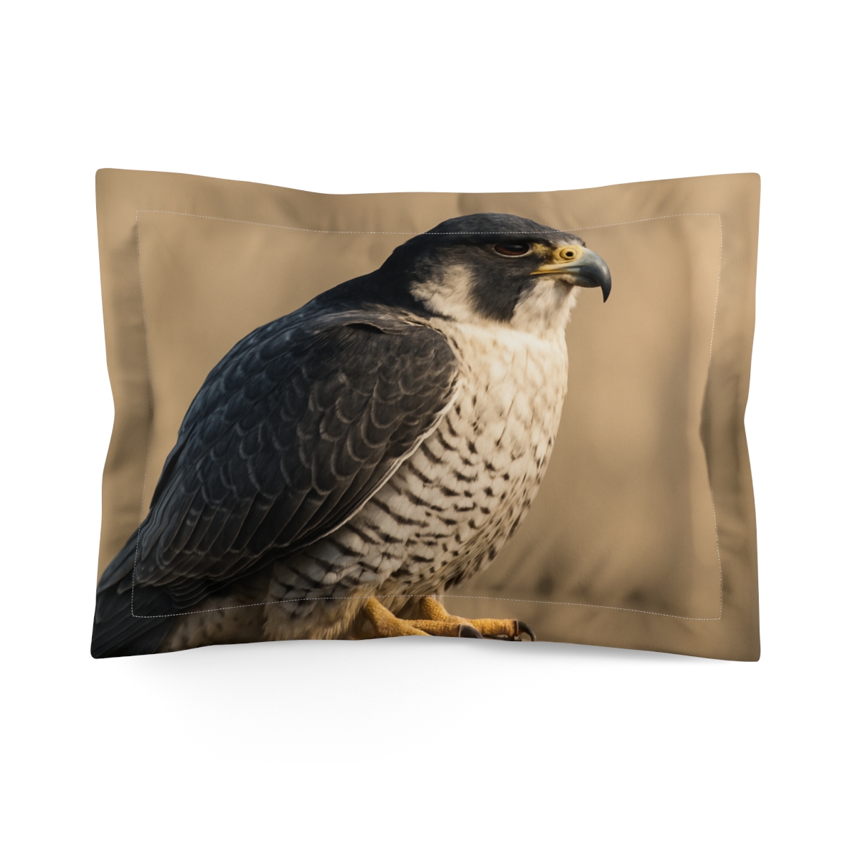 Iron Focus Peregrine Falcon trendy accent pillows