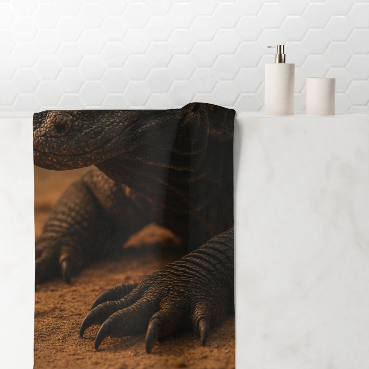Ironhide Glider Komodo Dragon decorative home towels