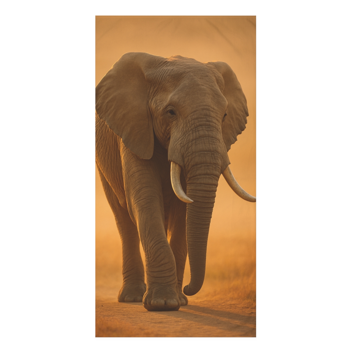Ivory Giant Elephant trendy hand towels
