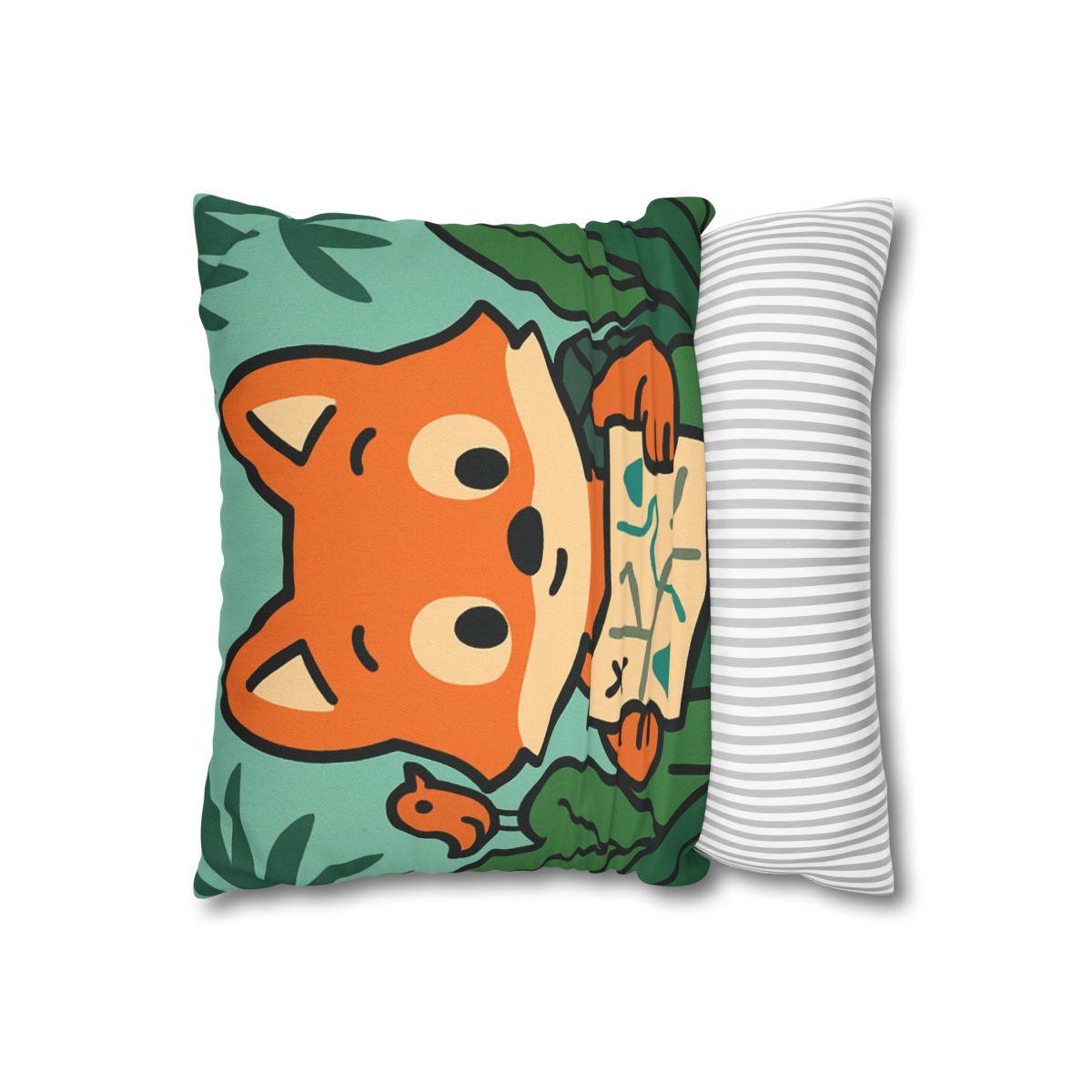 Jungle Explorer Fox designer print pillow cases