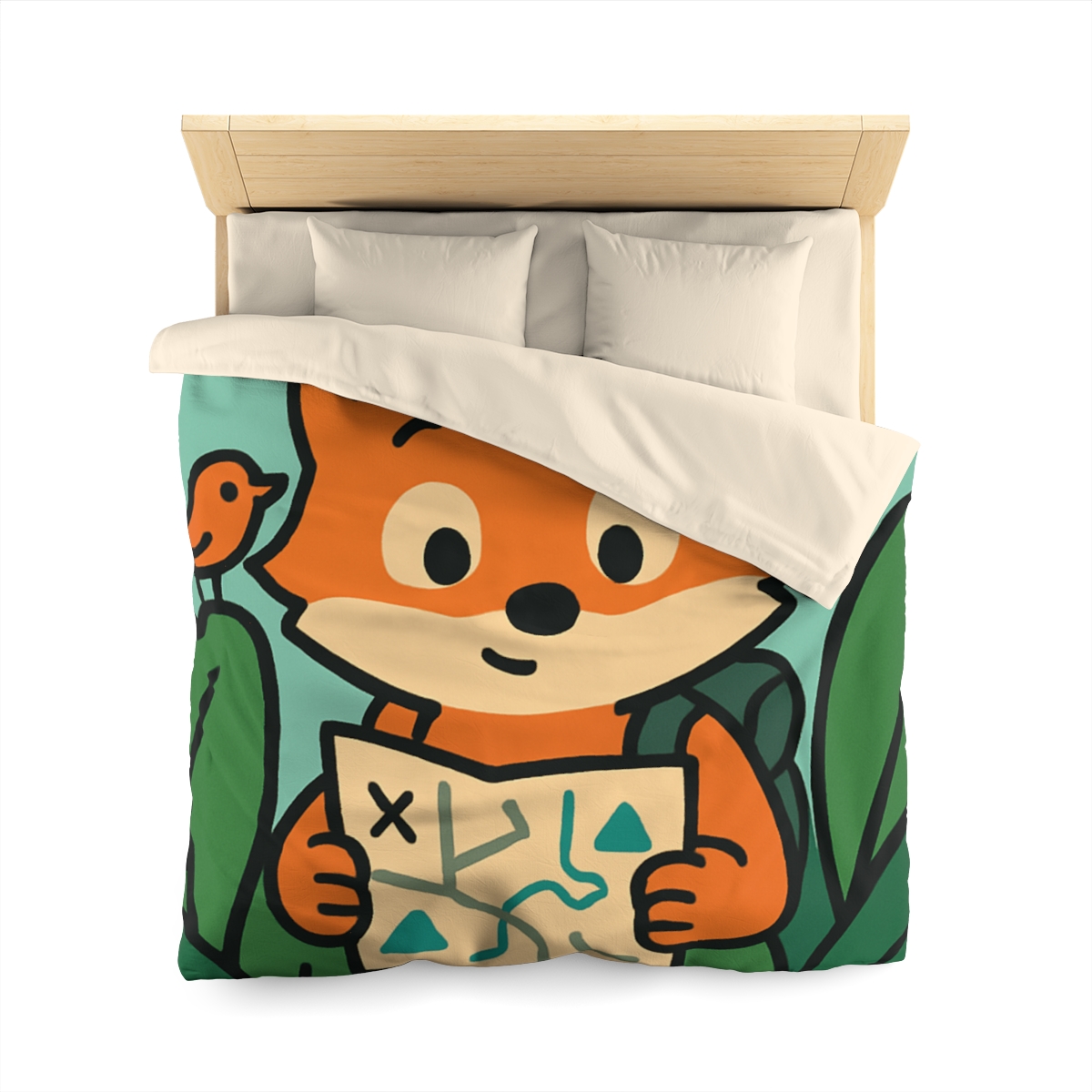 Jungle Explorer Fox custom duvets