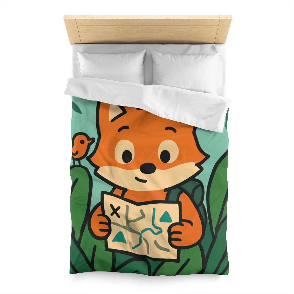 Jungle Explorer Fox custom duvets