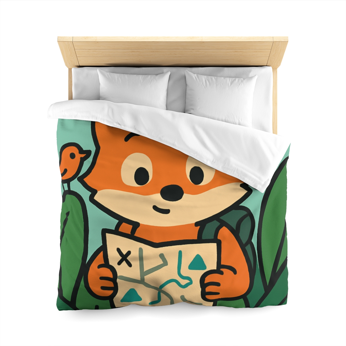 Jungle Explorer Fox custom duvets