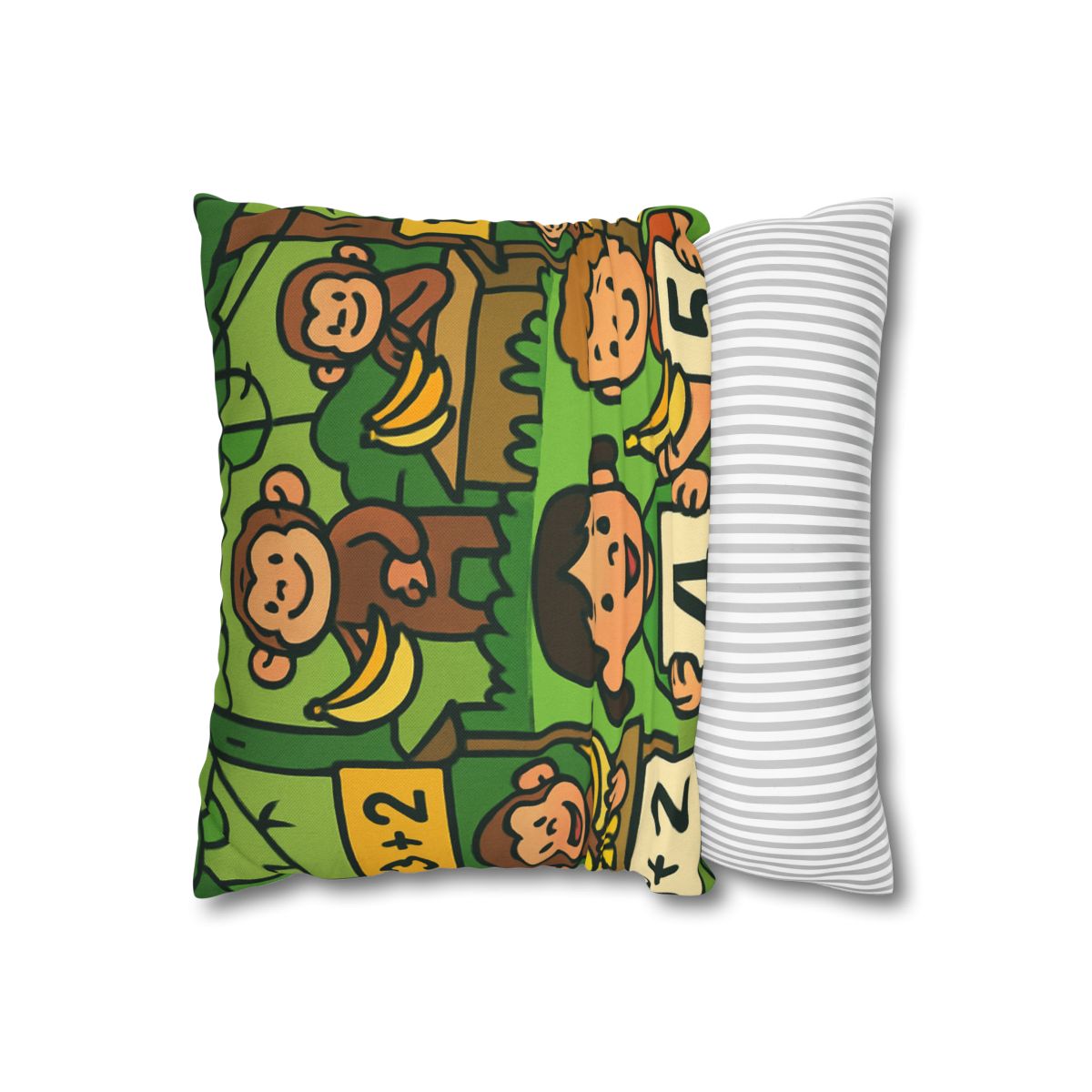 Jungle Math Monkey Market stylish decorative pillowcases