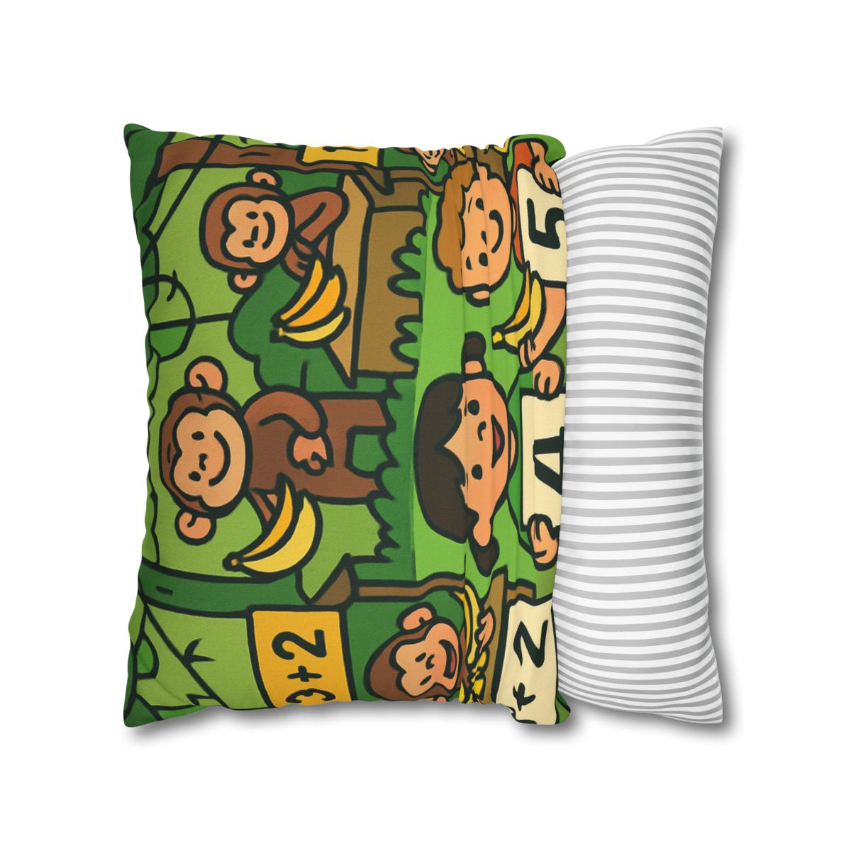 Jungle Math Monkey Market stylish decorative pillowcases