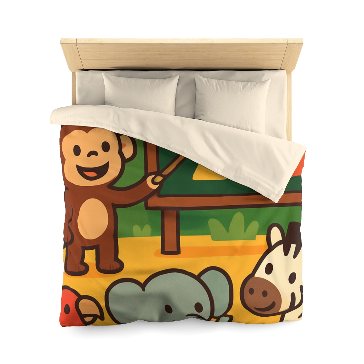 Jungle Math With Monkey And Friends soft comforter duvets