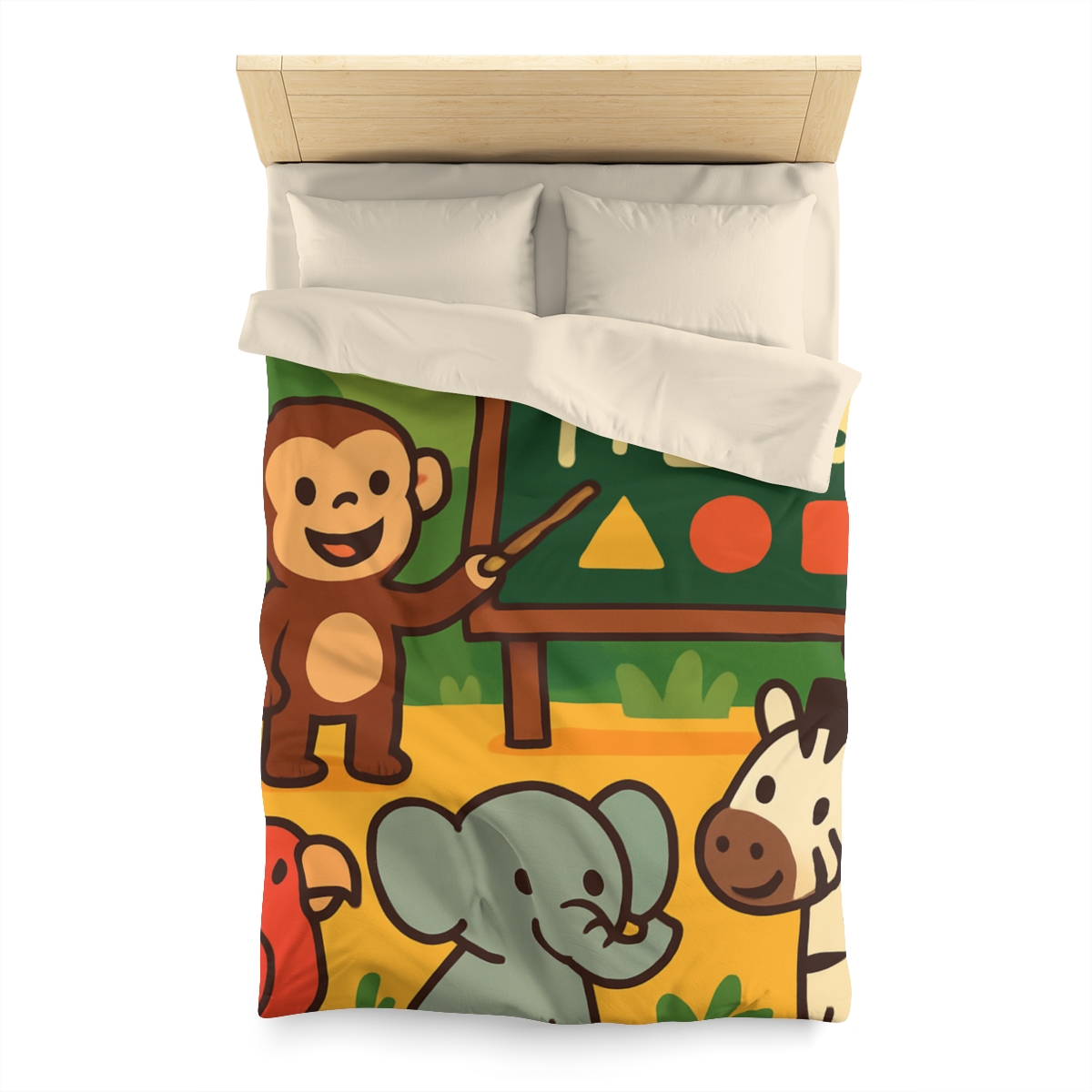 Jungle Math With Monkey And Friends soft comforter duvets