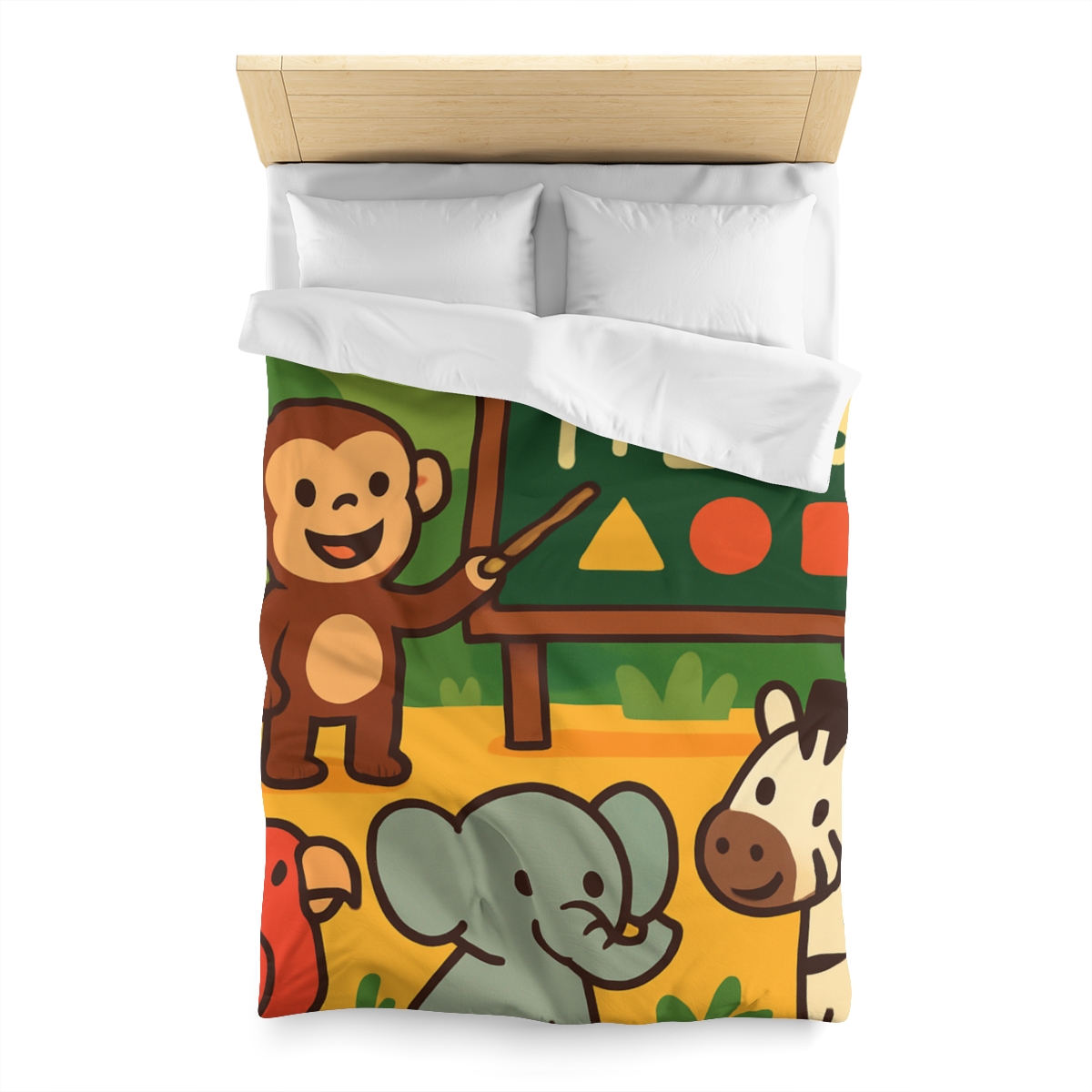 Jungle Math With Monkey And Friends soft comforter duvets