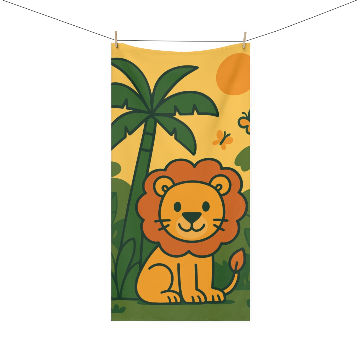 Jungle Safari Lion King unique gift towels