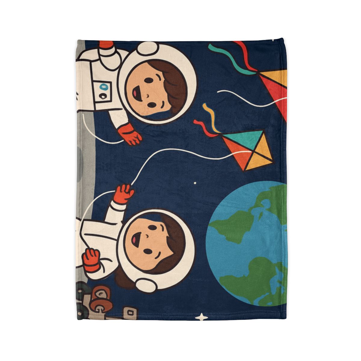 Kite Festival On The Moon decorative home blankets