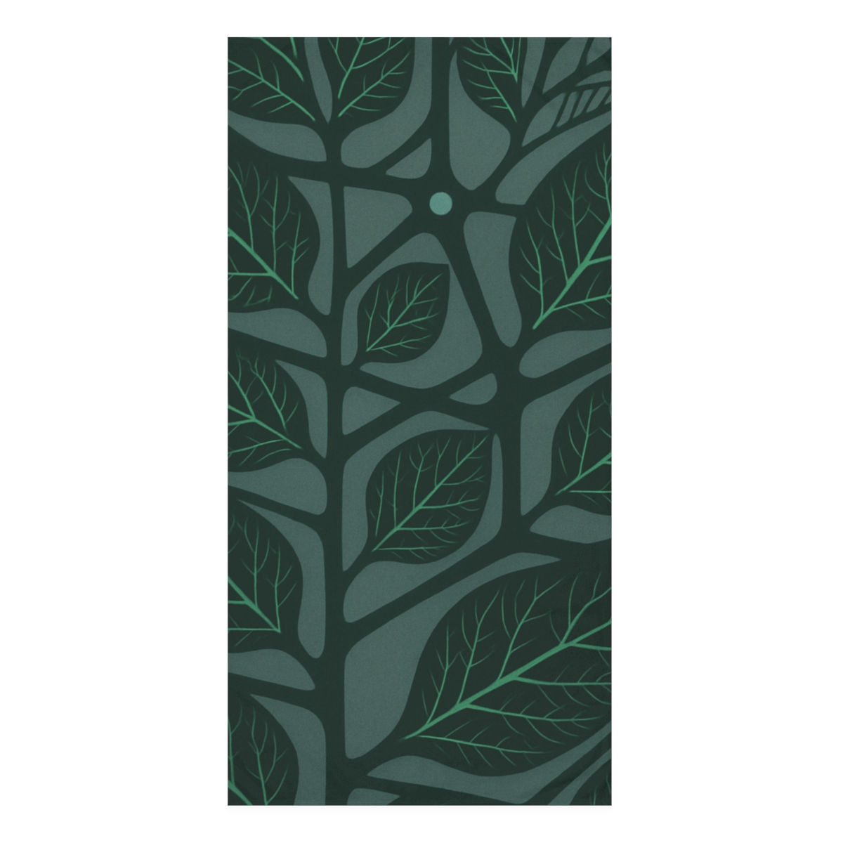 Lattice Leaf Venation designer printed towels