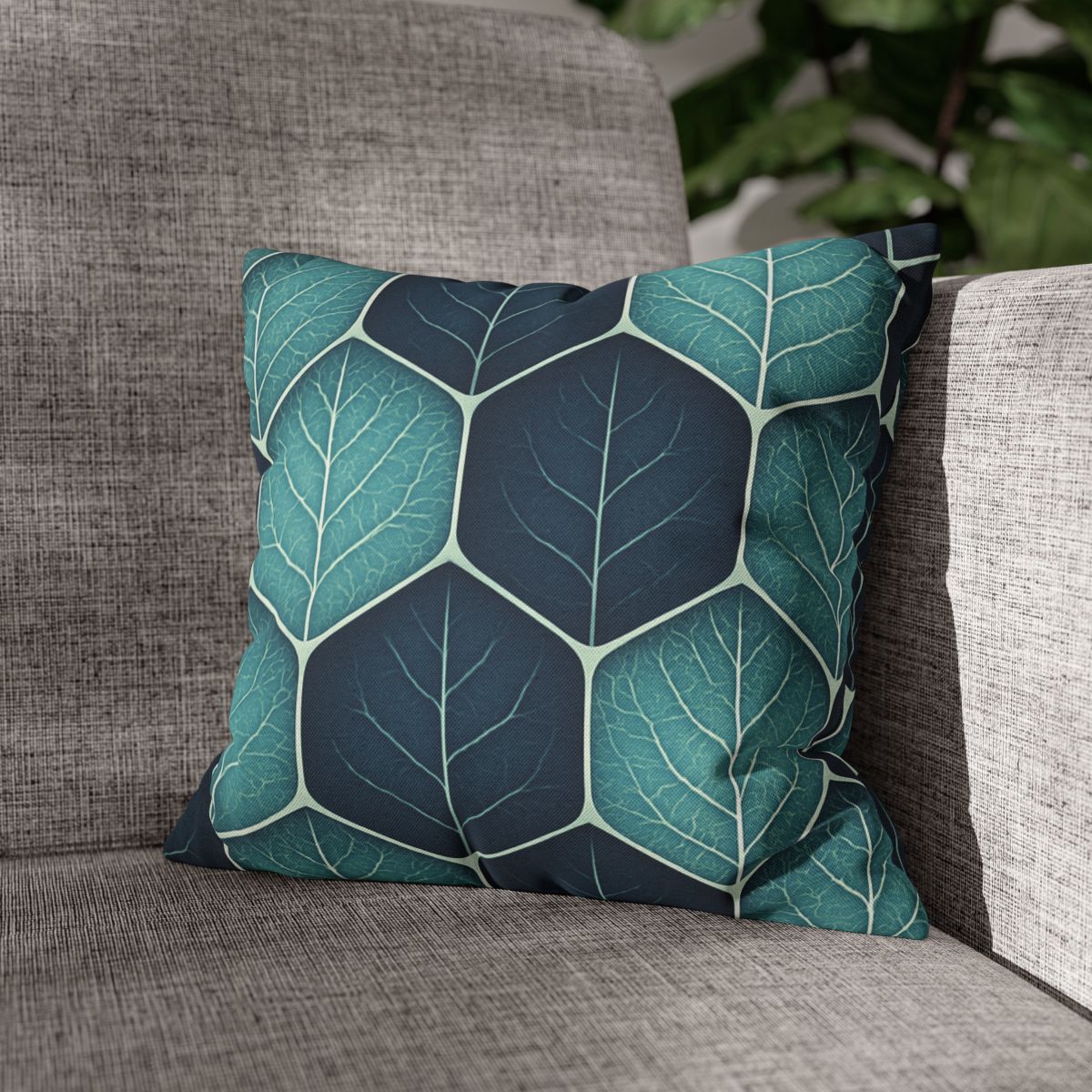 Leaf Lattice Radiance trendy patterned pillow cases