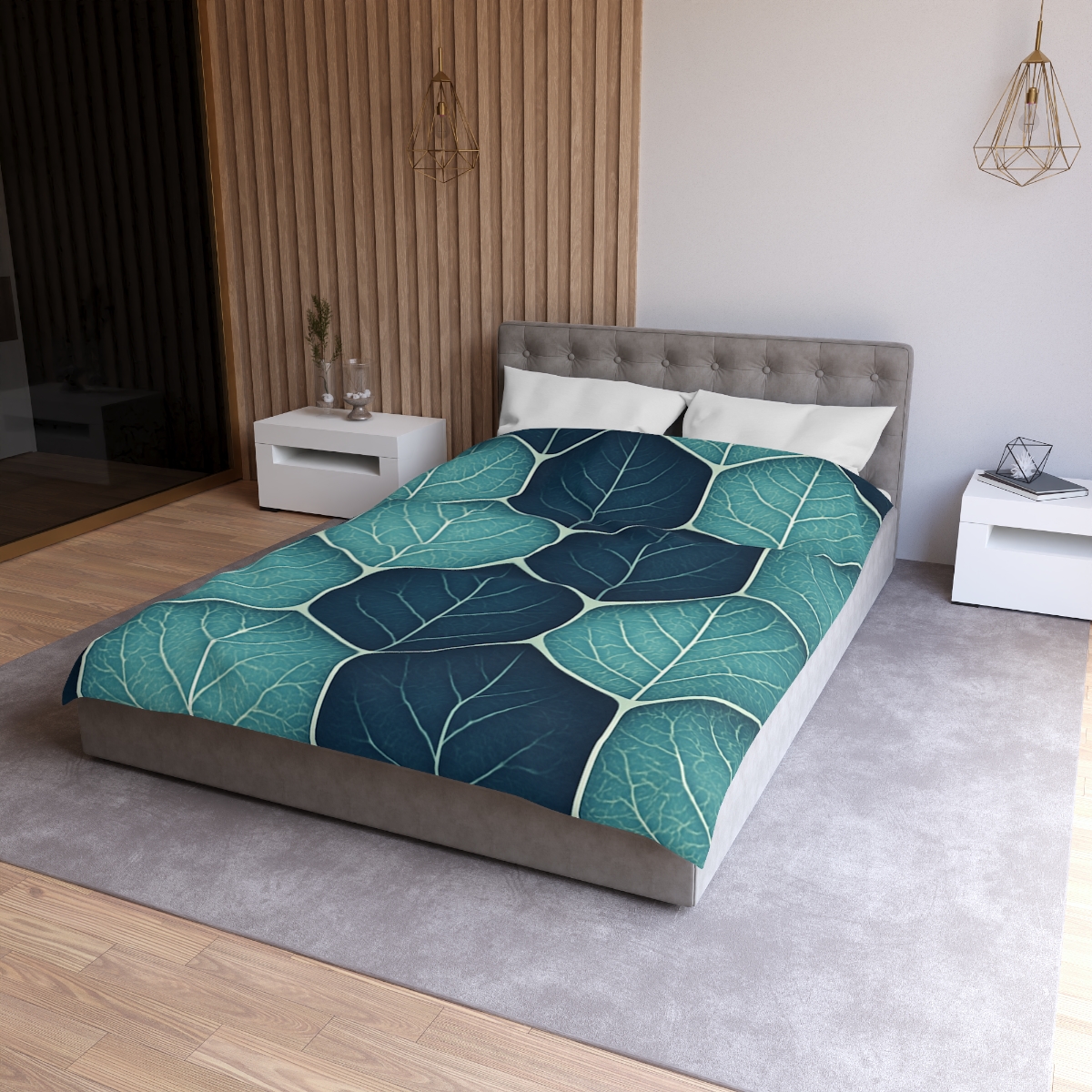 Leaf Lattice Radiance unique patterned duvets