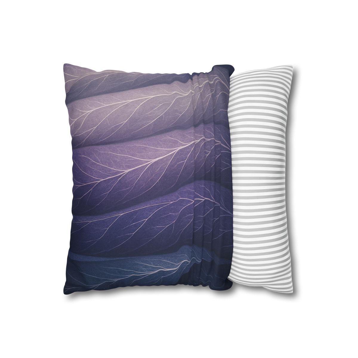 Leaf Vein Aurora Drapery stylish decorative pillowcases
