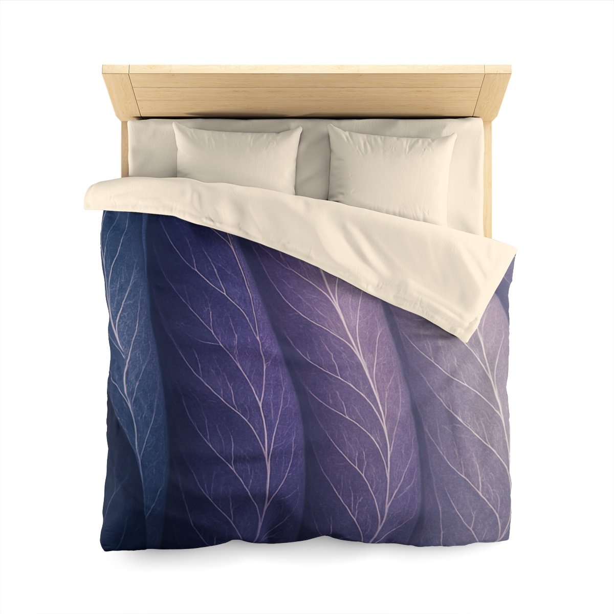 Leaf Vein Aurora Drapery custom duvets