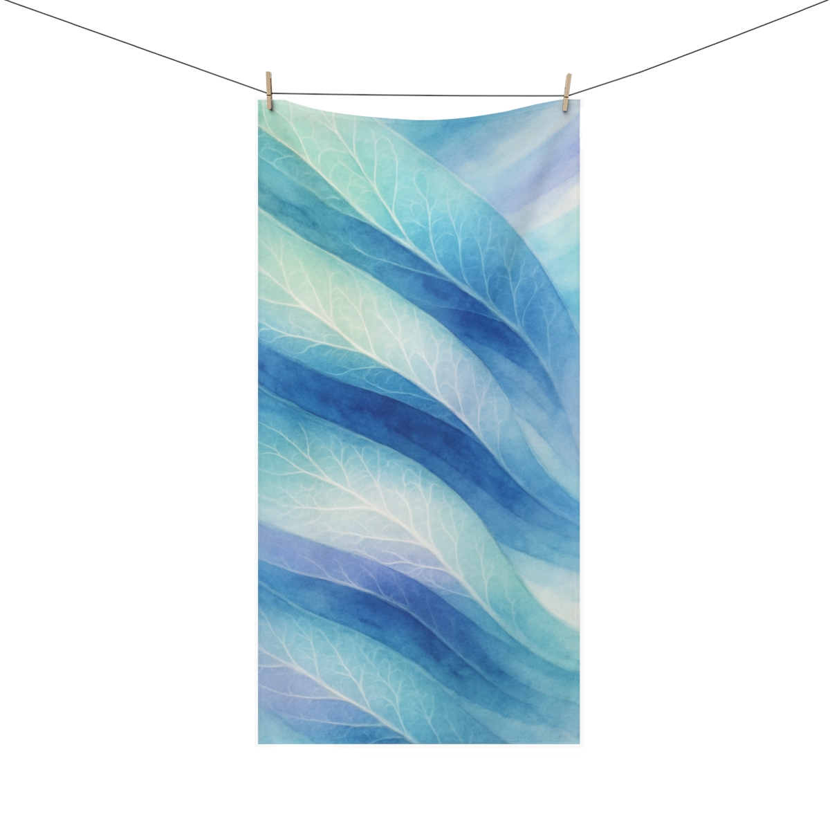 Leaf Vein Aurora Ribbons unique gift towels