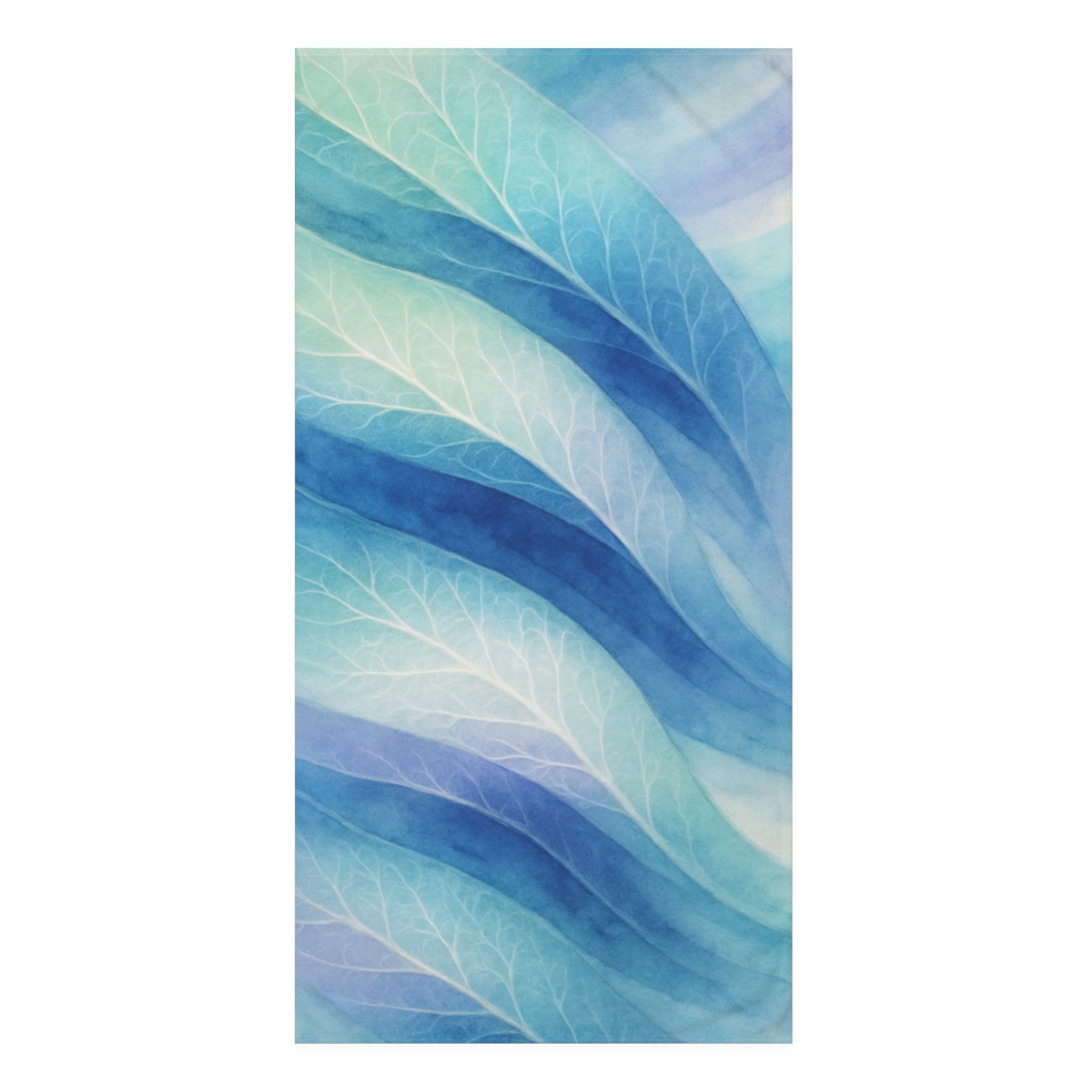 Leaf Vein Aurora Ribbons unique gift towels