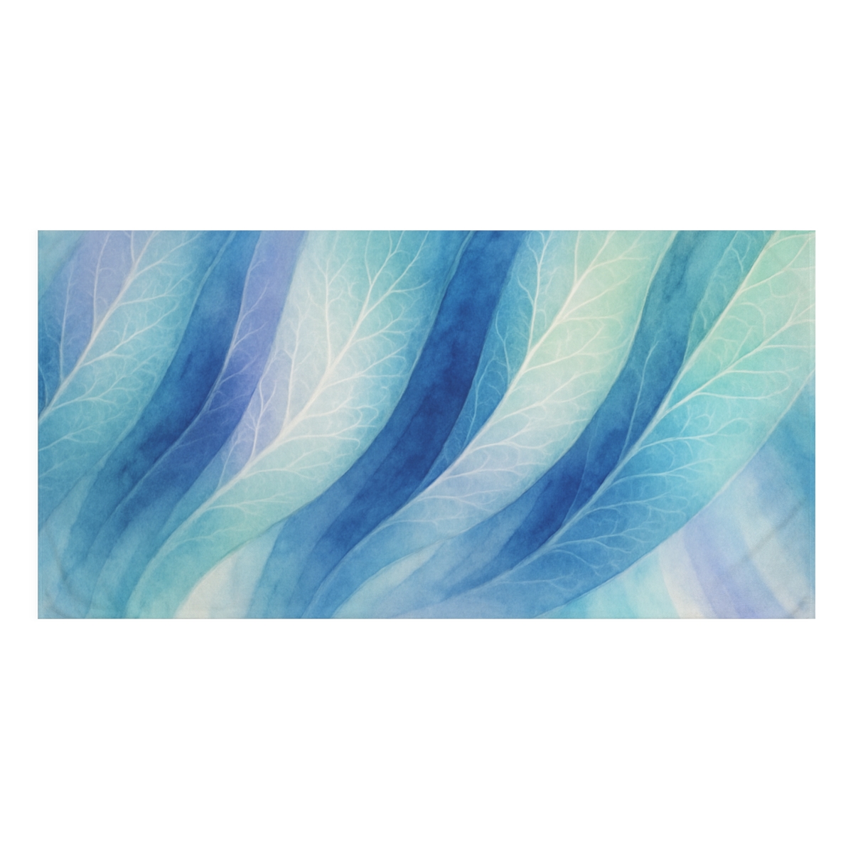 Leaf Vein Aurora Ribbons unique gift towels