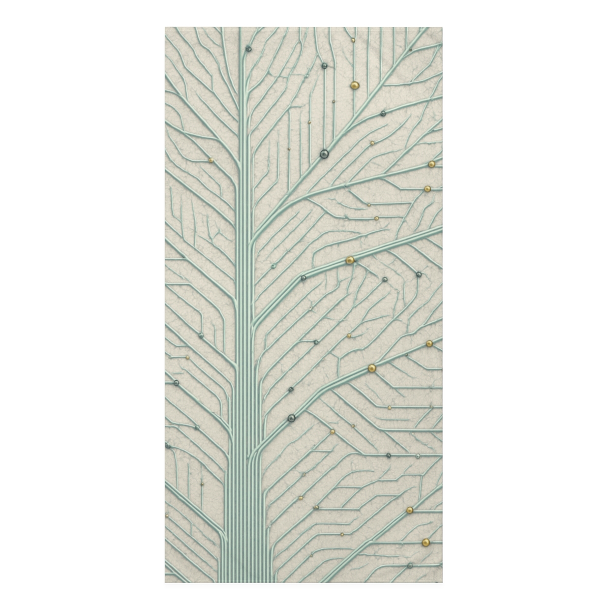 Leaf Vein Circuit designer printed towels