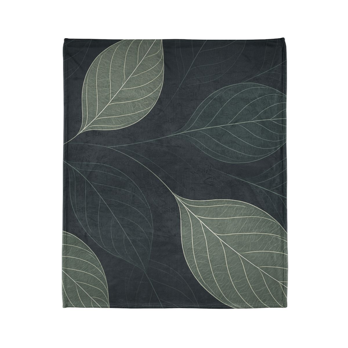 Leaf Vein Circuit Filigree designer printed blankets